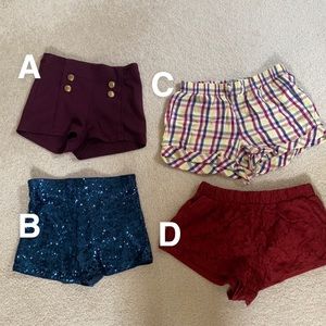 Mix and match shorts